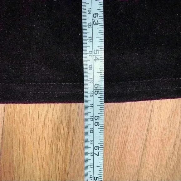 Vintage Deep Purple Velvet Maxi Dress Whimsigoth 90s Keyhole Back Large - Picture 12 of 12